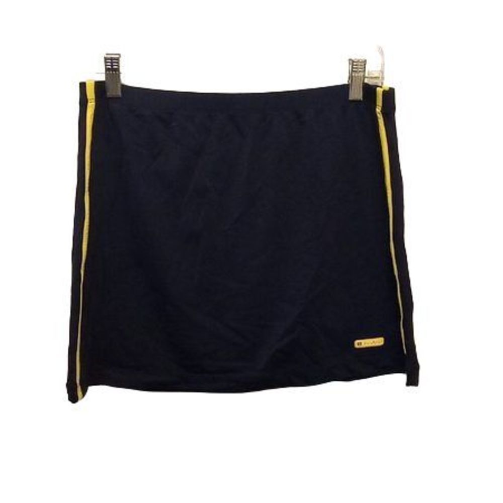 Wilson Hypertech System Black With Yellow Stripe Tennis Skirt Women's size Mediu